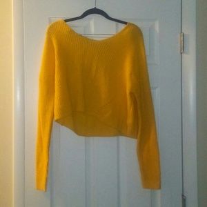 Yellow Crop Top